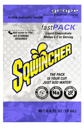 DRINK SQWINCHER FAST PACK GRAPE 200/CS (CS) - Premixed Bottles